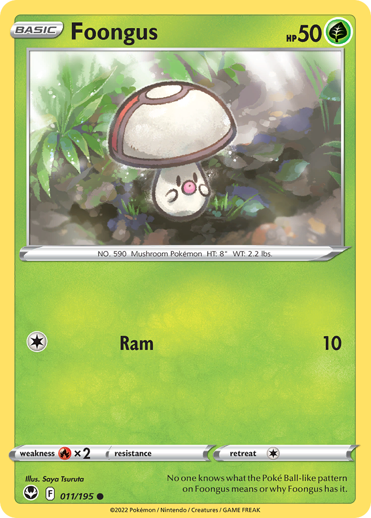 Foongus (11/195) - Silver Tempest (SIT)