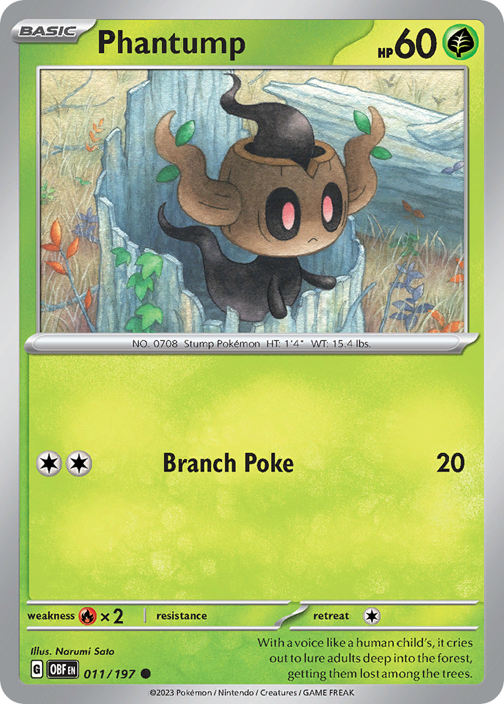 Phantump (11/197) - Obsidian Flames (OBF)