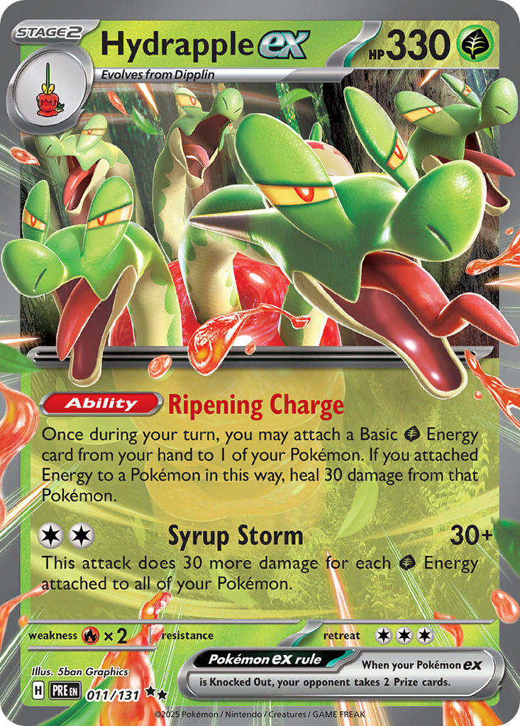 Hydrapple ex (11/131) - [Holo Foil] Prismatic Evolutions (PRE)