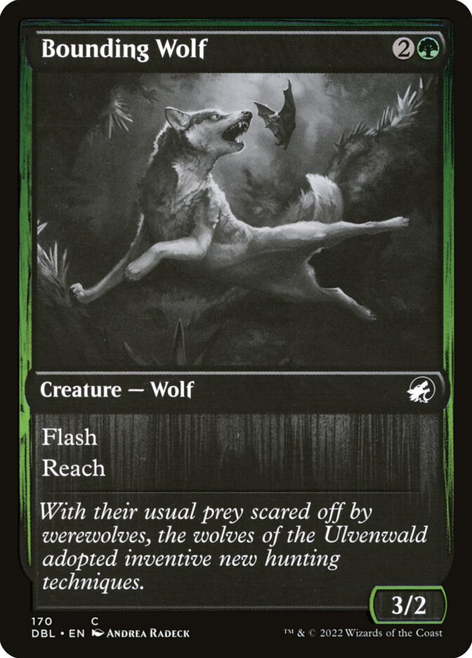 Bounding Wolf - [Foil] Innistrad: Double Feature (DBL)