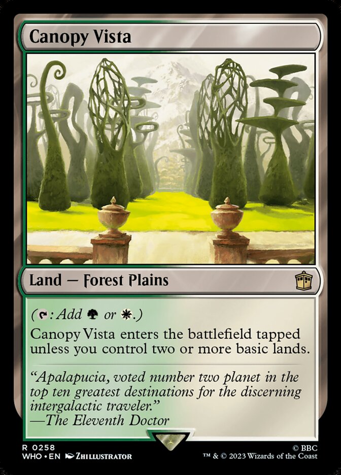Canopy Vista (258) - Doctor Who (WHO)