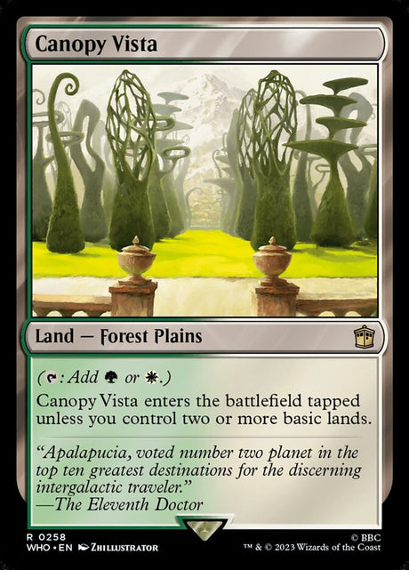 Canopy Vista (258) - Doctor Who (WHO)