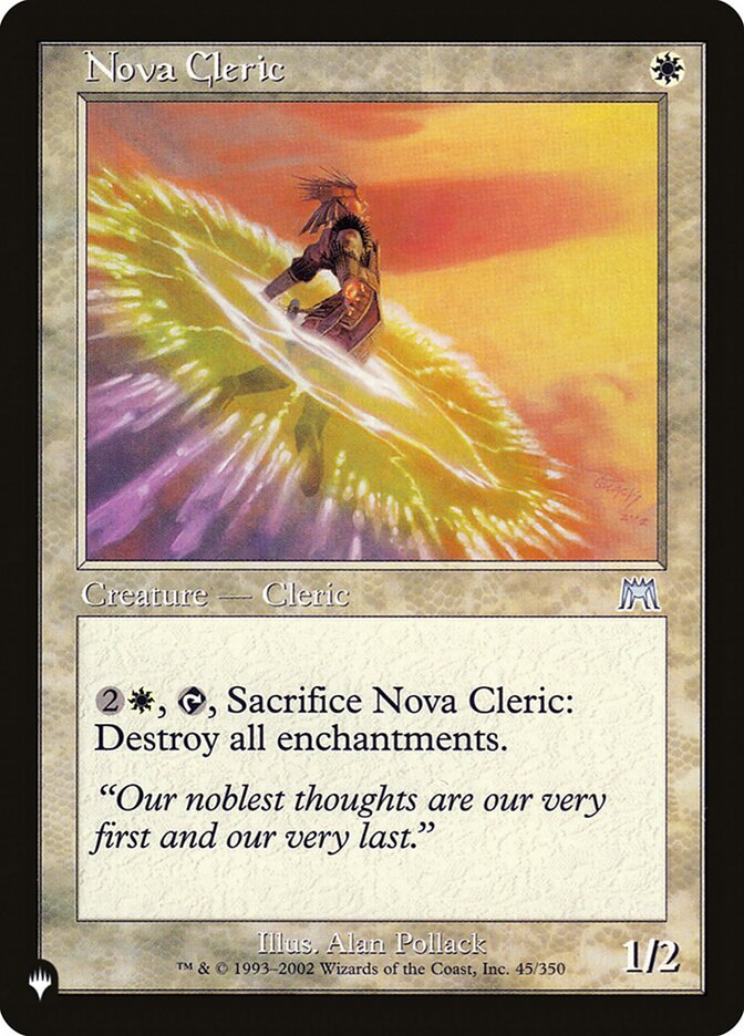 Nova Cleric (ONS-45) - The List (PLST)