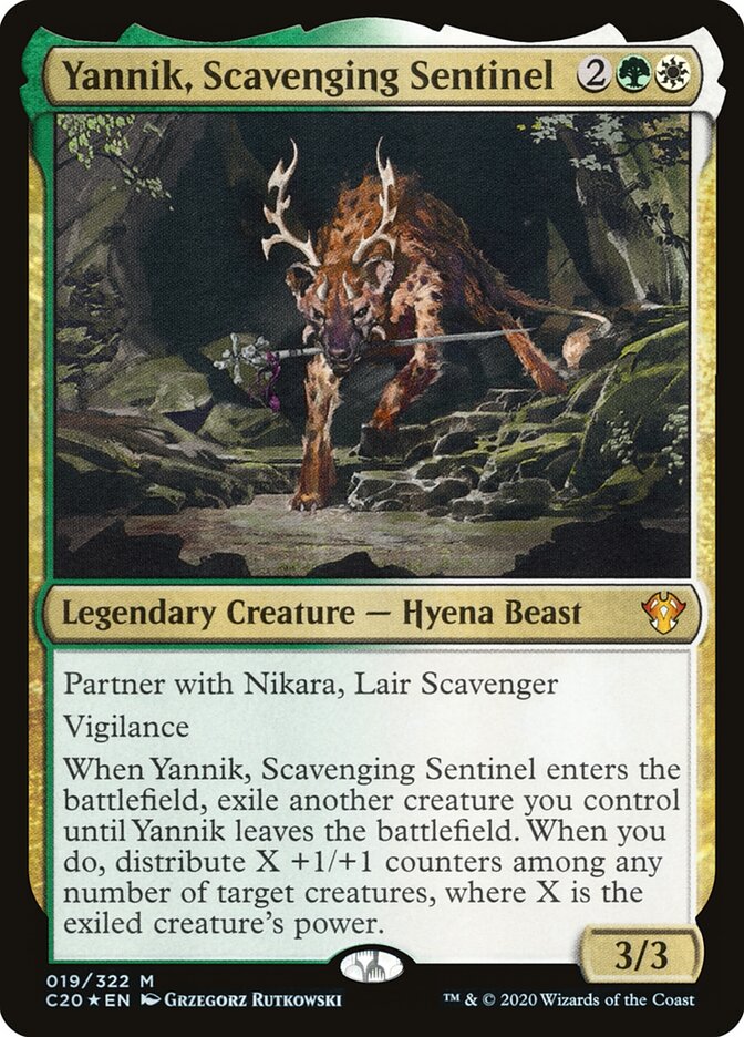 Yannik, Scavenging Sentinel (19) - Commander 2020 (C20)