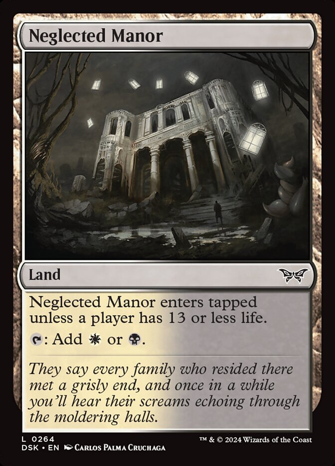 Neglected Manor - [Foil] Duskmourn: House of Horror (DSK)