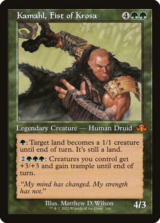 Kamahl, Fist of Krosa (344) - Dominaria Remastered (DMR)