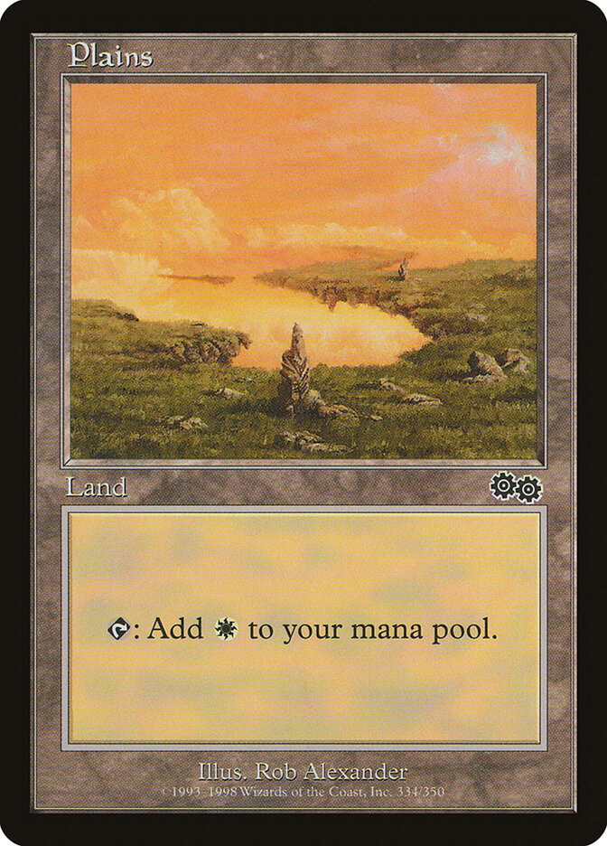 Plains (334) - Urza's Saga (USG)
