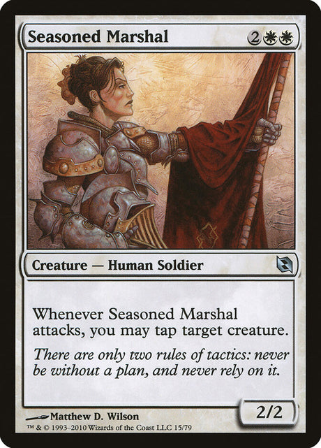 Seasoned Marshal (15) - Duel Decks: Elspeth vs. Tezzeret (DDF)