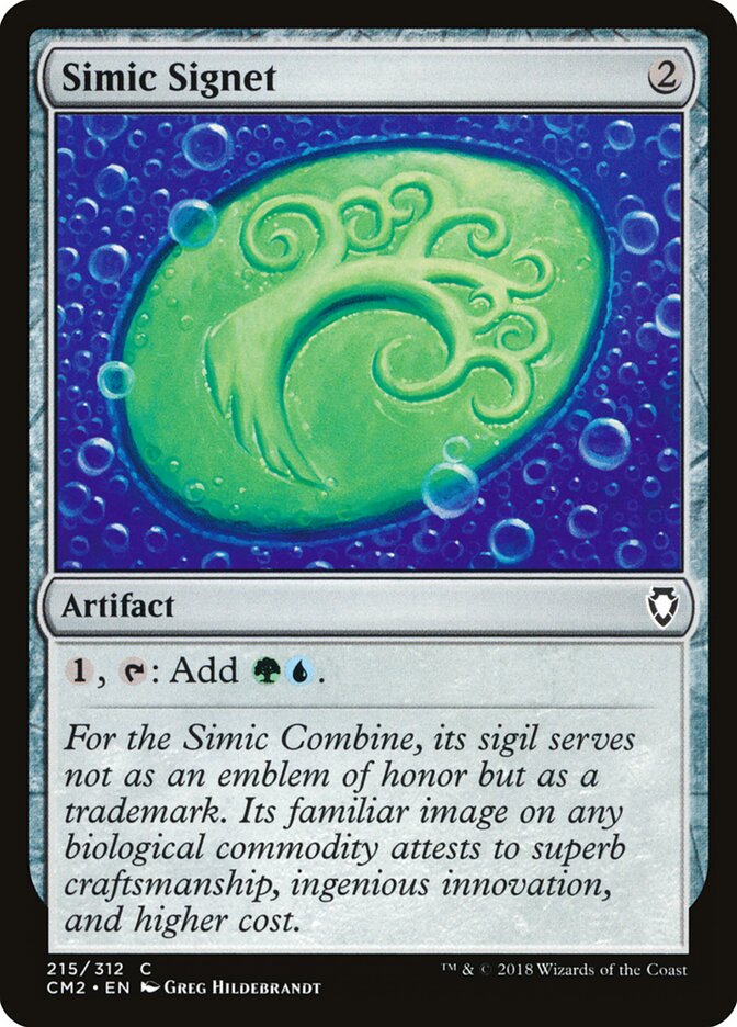 Simic Signet (215) - Commander Anthology Volume II (CM2)