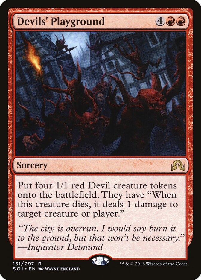 Devils' Playground (151) - Shadows over Innistrad (SOI)