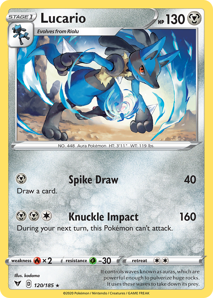 Lucario (120/185) - Vivid Voltage (VIV)