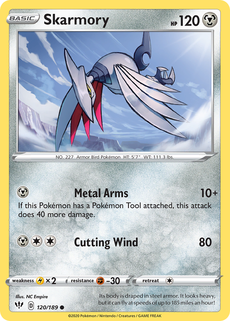 Skarmory (120/189) - Darkness Ablaze (DAA)