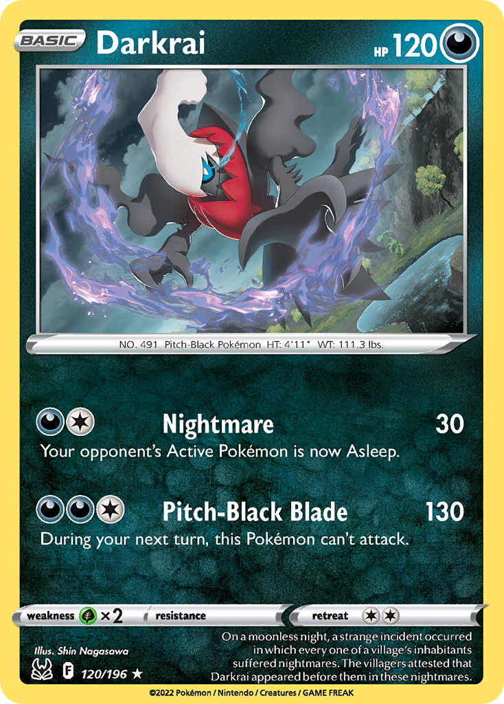 Darkrai (120/196) - [Holo Foil] Lost Origin (LOR)