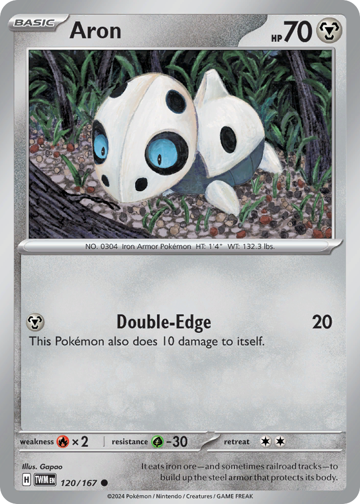 Aron (120/167) - [Reverse Holo] Twilight Masquerade (TWM)