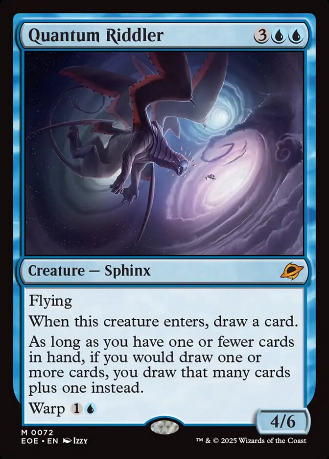 Quantum Riddler (72) - [Foil] Edge of Eternities (EOE)