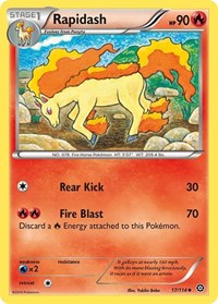 Rapidash (17) - XY - Steam Siege (STS)