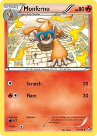 Monferno (19) - XY - Steam Siege (STS)