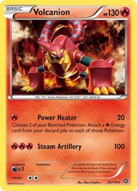 Volcanion (25) - XY - Steam Siege (STS)