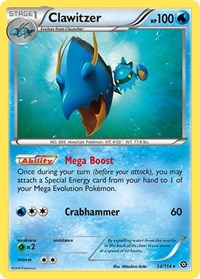 Clawitzer (34) - XY - Steam Siege (STS)