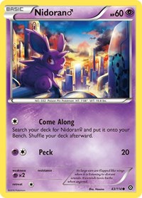 Nidoran M (43) - XY - Steam Siege (STS)
