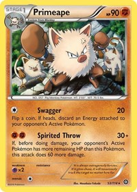 Primeape (53) - XY - Steam Siege (STS)
