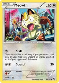 Meowth (88) - XY - Steam Siege (STS)
