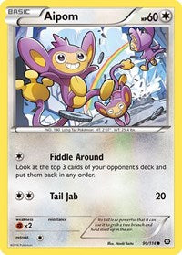 Aipom (90) - XY - Steam Siege (STS)
