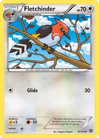 Fletchinder (95) - XY - Steam Siege (STS)