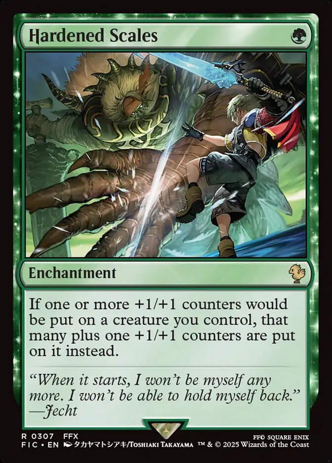 Hardened Scales (307) - Final Fantasy Commander (FIC)