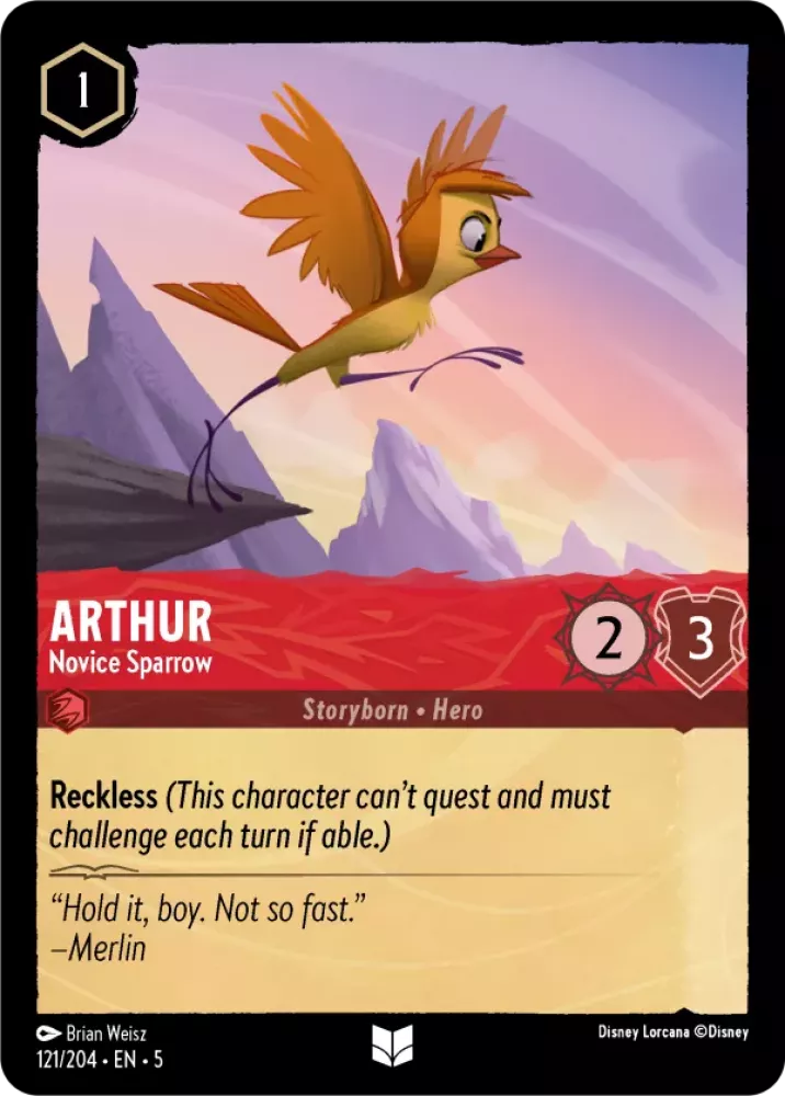 Arthur - Novice Sparrow - [Foil] Shimmering Skies (5)