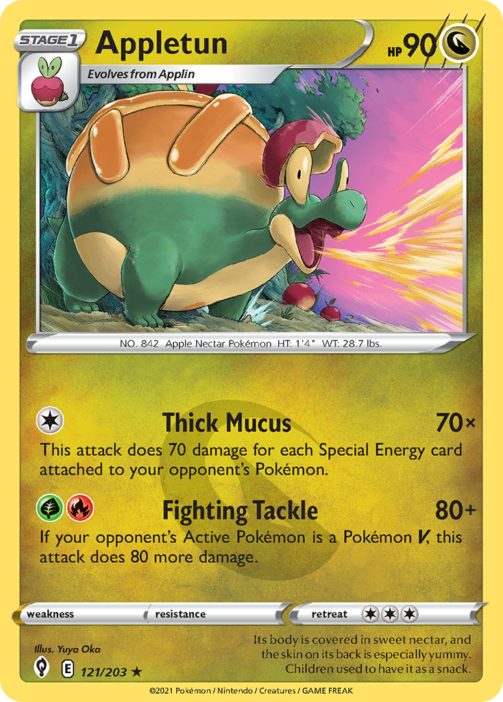 Appletun (121/203) - Evolving Skies (EVS)