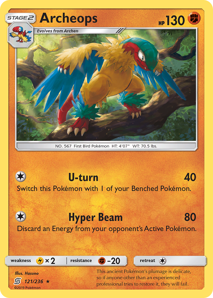 Archeops (121/236) - [Reverse Holo] Unified Minds (UNM)