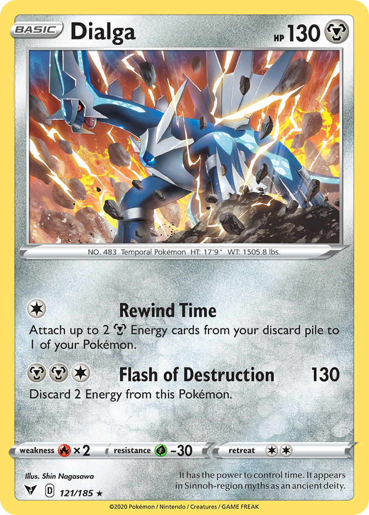 Dialga (121/185) - [Reverse Holo] Vivid Voltage (VIV)