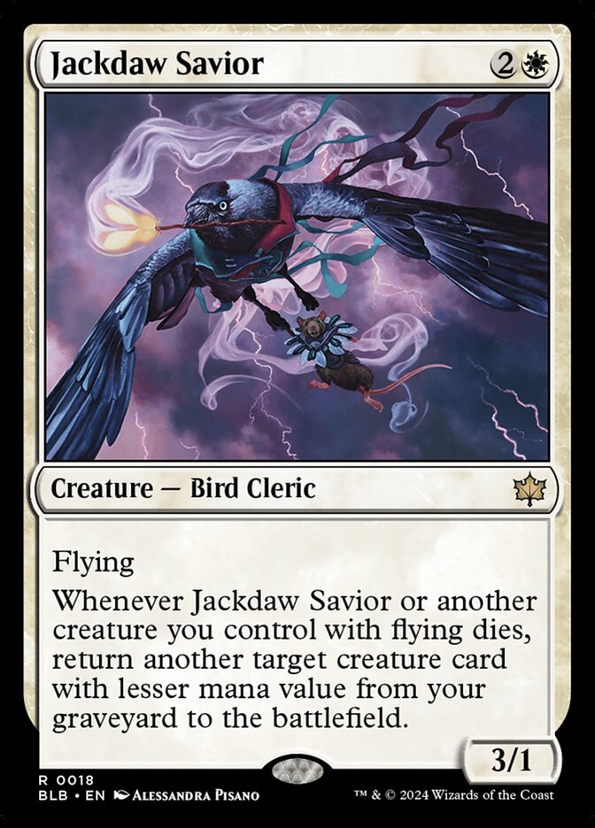 Jackdaw Savior (18) - Bloomburrow (BLB)