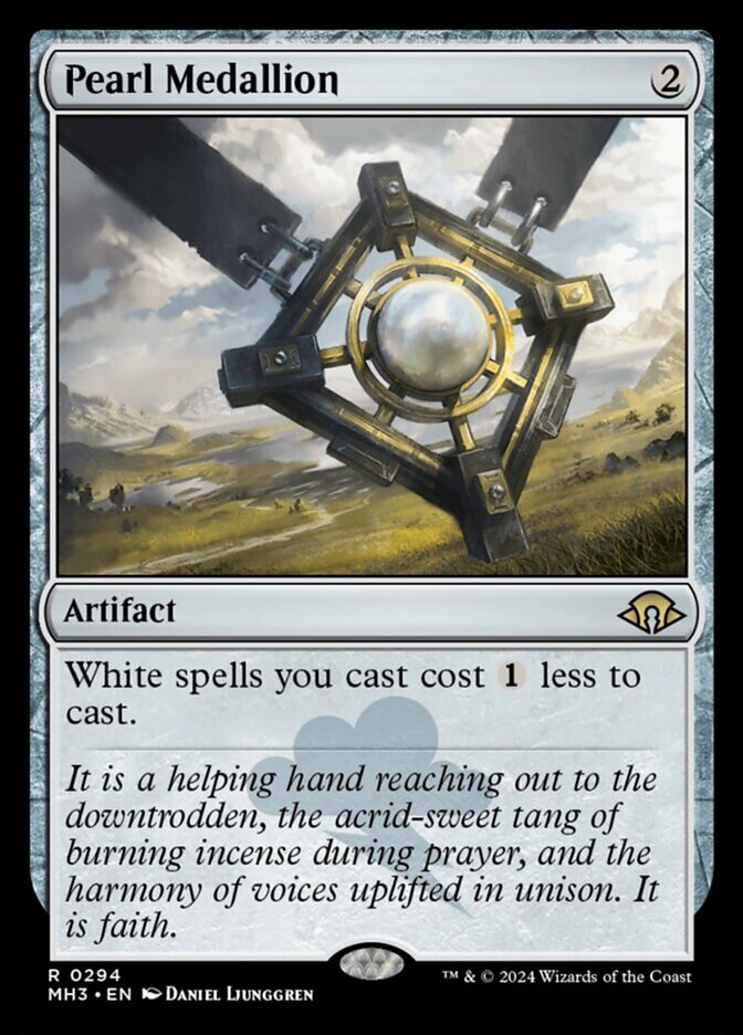 Pearl Medallion - [Foil] Modern Horizons 3 (MH3)