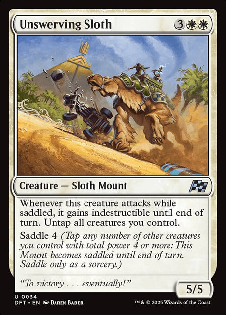 Unswerving Sloth (34) - Aetherdrift (DFT)