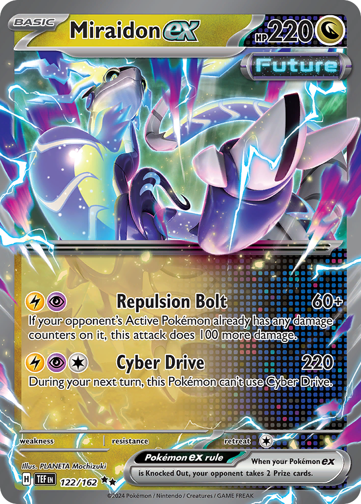 Miraidon ex (122/162) - [Holo Foil] Temporal Forces (TEF)