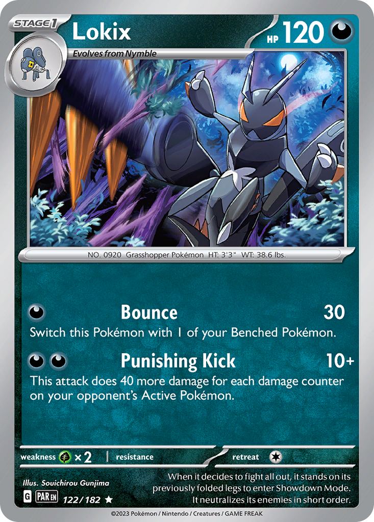 Lokix (122/182) - [Reverse Holo] Paradox Rift (PAR)