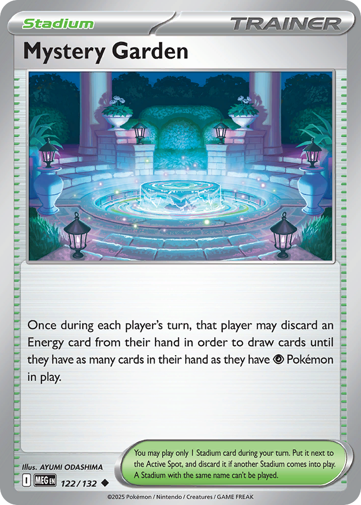 Mystery Garden (122/132) - [Reverse Holo] Mega Evolution (MEG)