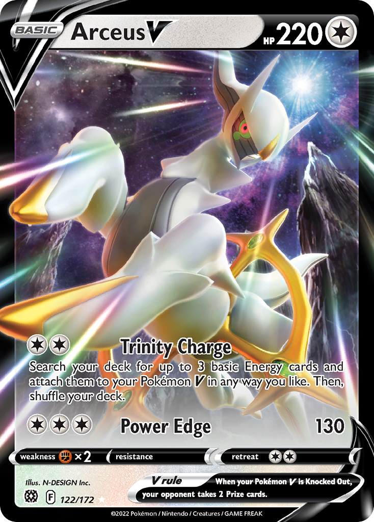 Arceus V (122/172) - [Holo Foil] Brilliant Stars (BRS)