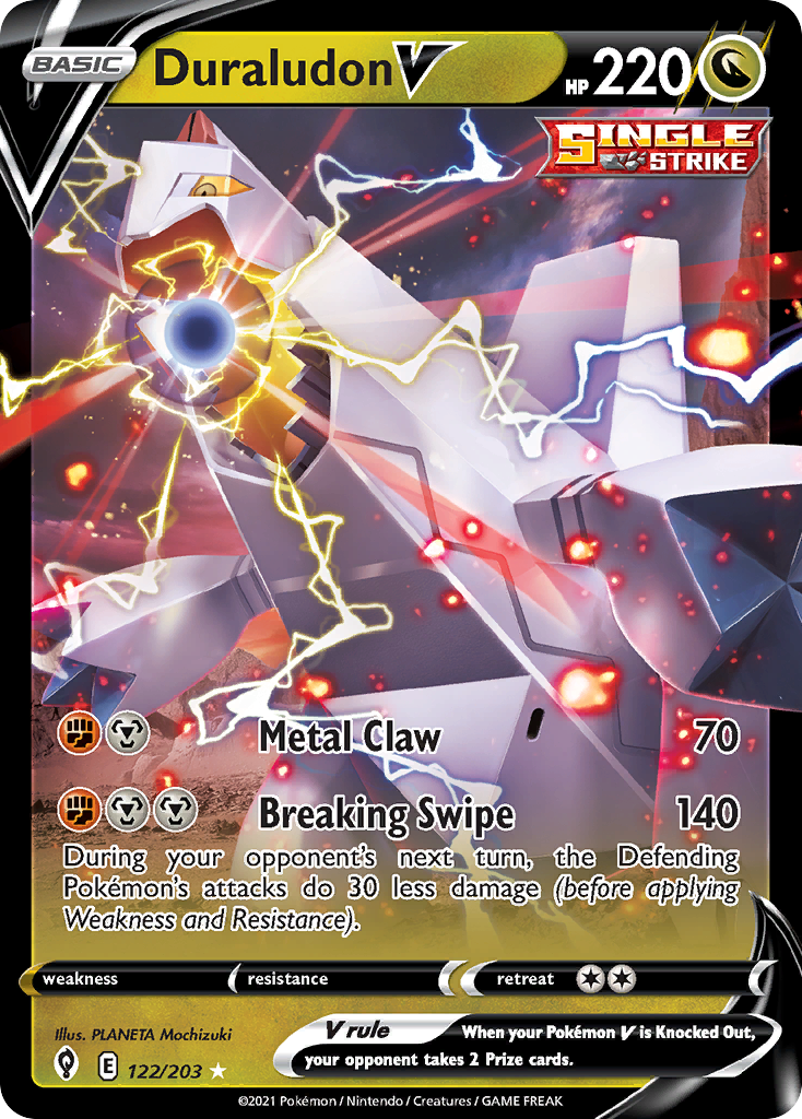 Duraludon V (122/203) - [Holo Foil] Evolving Skies (EVS)