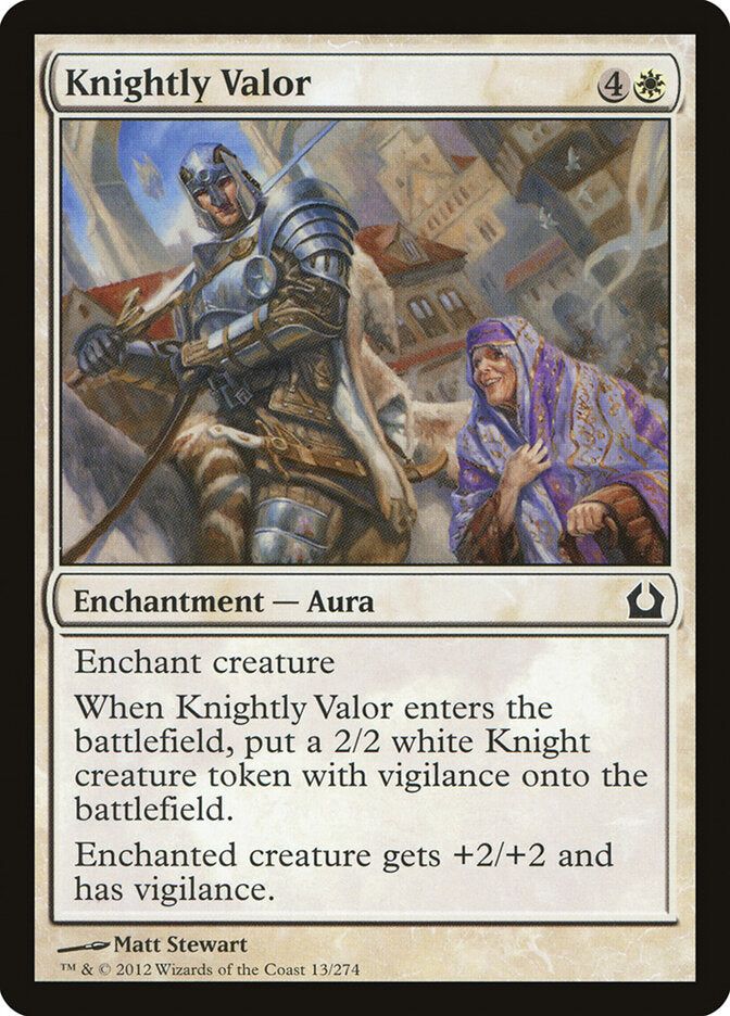 Knightly Valor (13) - Return to Ravnica (RTR)