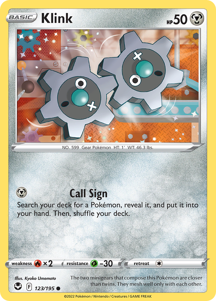 Klink (123/195) - [Reverse Holo] Silver Tempest (SIT)