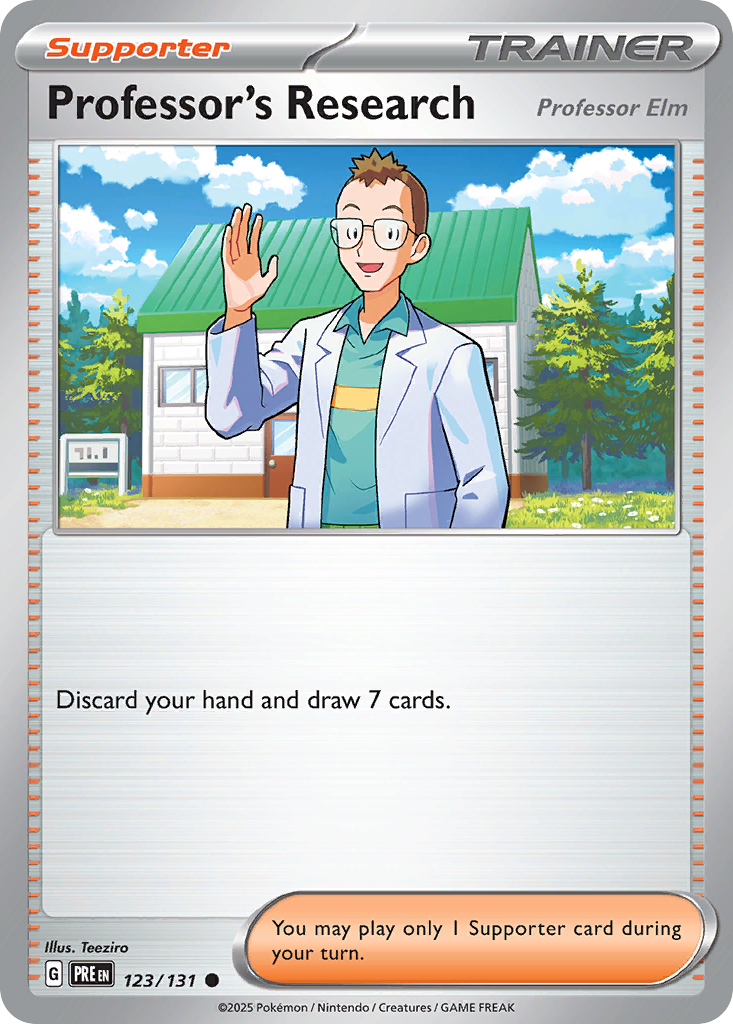 Professor's Research (123/131) - [Reverse Holo] Prismatic Evolutions (PRE)