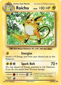 Raichu (36) - XY - Evolutions (EVO)