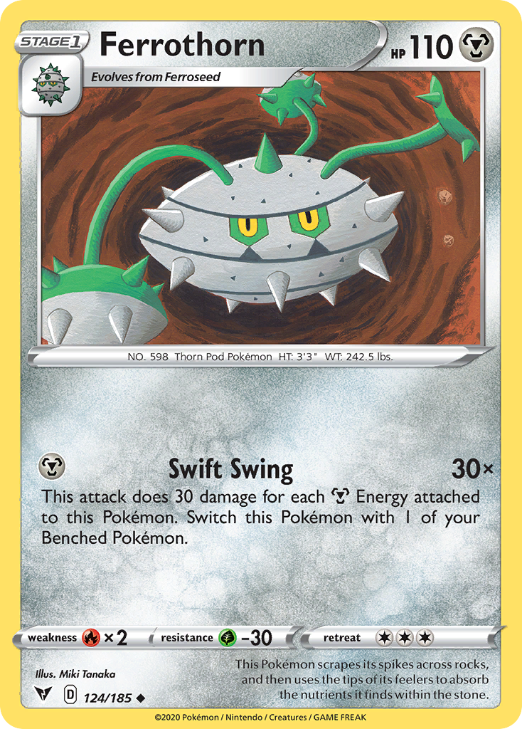 Ferrothorn (124/185) - Vivid Voltage (VIV)