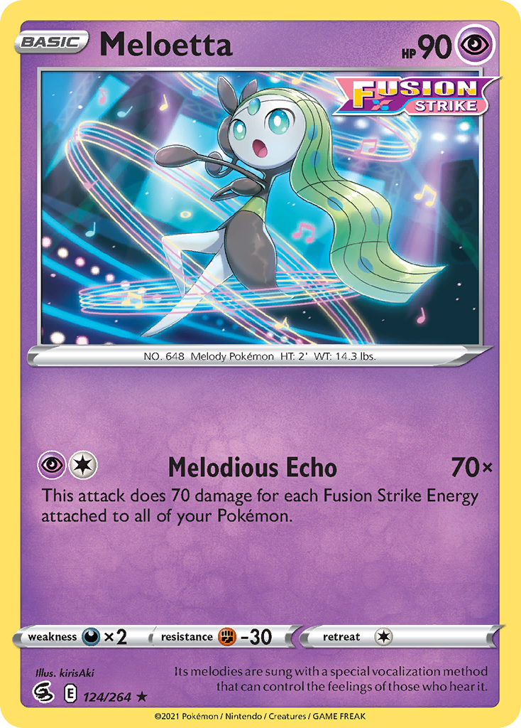 Meloetta (124/264) - Fusion Strike (FST)