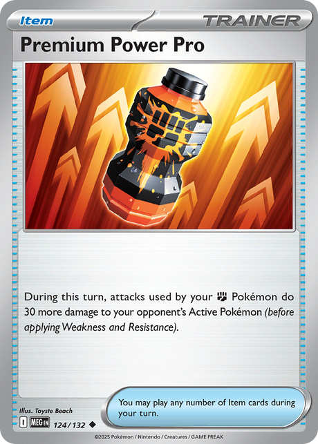Premium Power Pro (124/132) - [Reverse Holo] Mega Evolution (MEG)