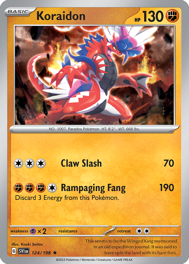 Koraidon (124/198) - [Reverse Holo] Scarlet & Violet (SVI)