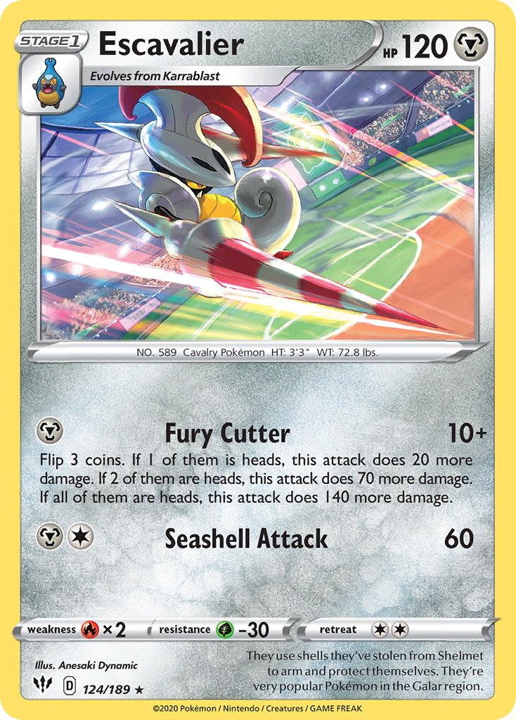 Escavalier (124/189) - Darkness Ablaze (DAA)